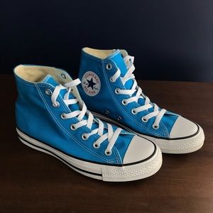 Bright Blue Converse High-tops
